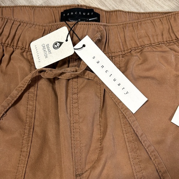 Sanctuary Women’s Praline Tencel Jogger Pocketed Drawstring Waist Trouser Pants - Picture 5 of 9